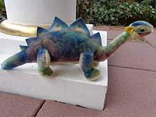 Original Steiff dinosaur, dated about 1959