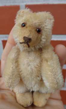 Rare German vintage Steiff teddy baby made in the 1950's.
