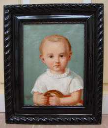 Antikes Kinderportrait, kleiner Junge mit Schmollmund. Öl auf Leinwand signiert Chr. Roller und datiert 1874. Antique portrait of a little boy, signed Chr. Roller and dated 1874. Oil on canvas. With splendid antique frame. Antikes Kinderportrait, kleiner Junge mit Schmollmund. Öl auf Leinwand signiert Chr. Roller und datiert 1874. Antique portrait of a little boy, signed Chr. Roller and dated 1874. Oil on canvas. With splendid antique frame.