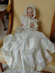 Antike Porzellankopf-Puppe, gesuchte Kestner Hilda, um 1914. 