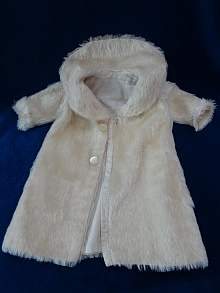 Luxurious vintage doll coat,