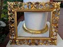 Antique Baroque frame, 18th century.