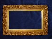 Antiker, vergoldeter Rahmen, 19. Jahrhundert.